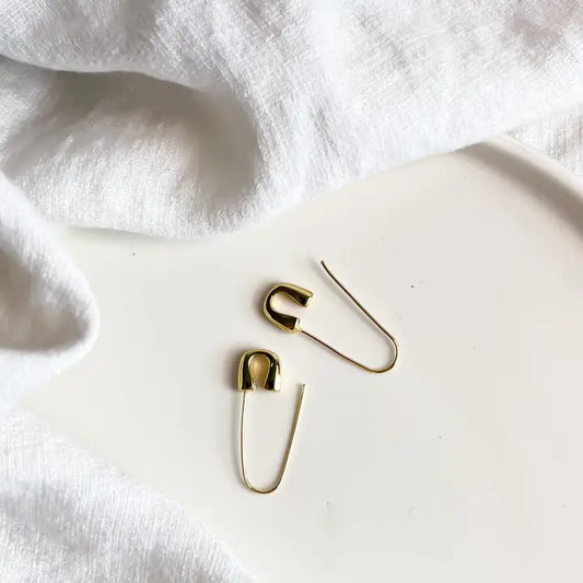 Natalie Clare Safety Pin Earrings