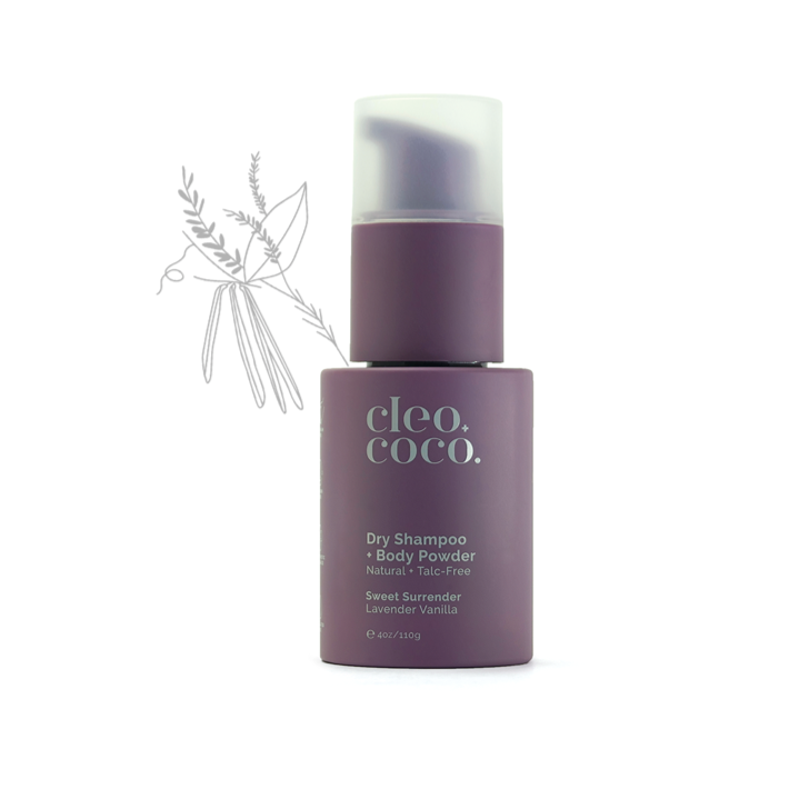 Cleo + Coco Dry Shampoo & Body Powder + Applicator
